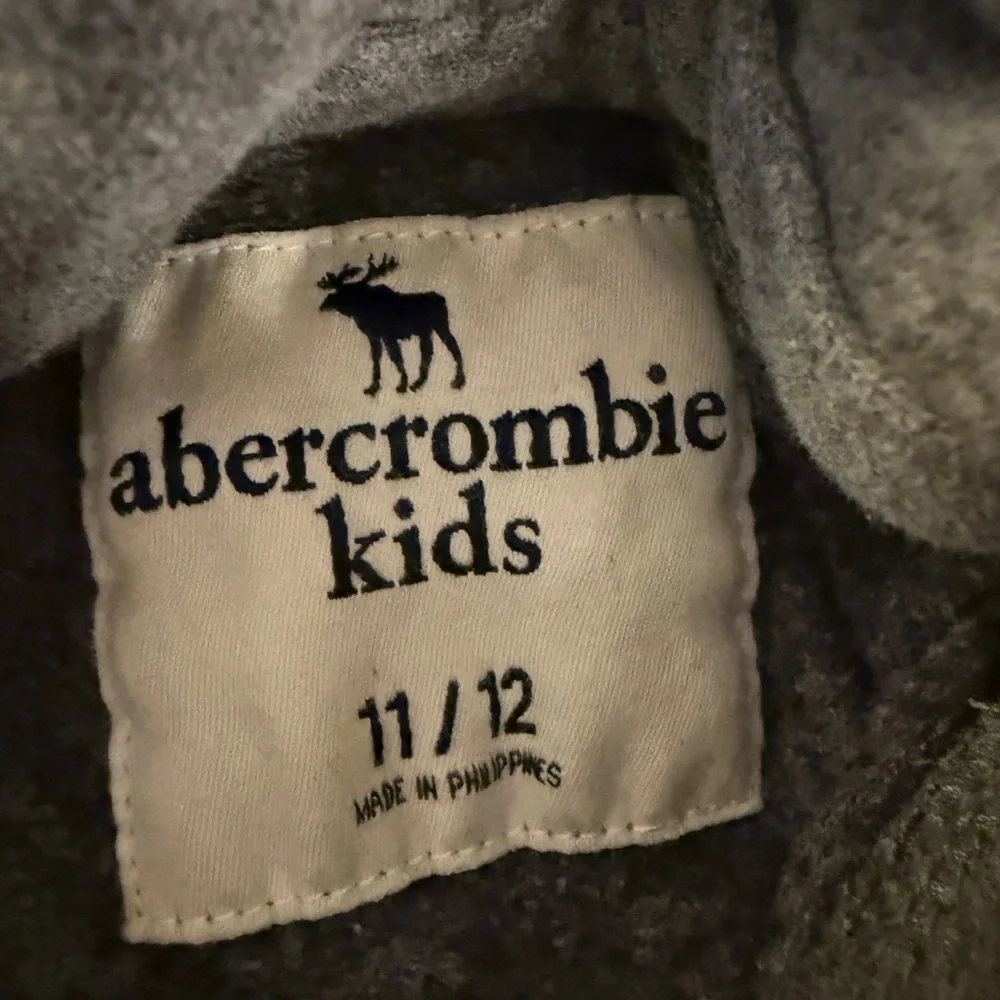 Abercrombie Kids Gray Sweater with Blue Moose
